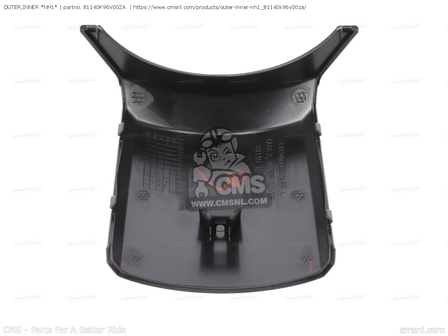 81140K96V00ZA: OUTER,INNER *NH1* Honda - buy the 81140-K96