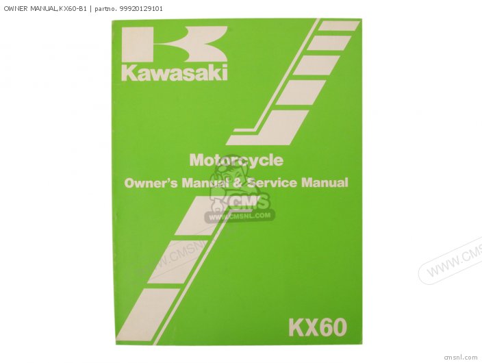 Owner Manual, Kx60-b1 photo