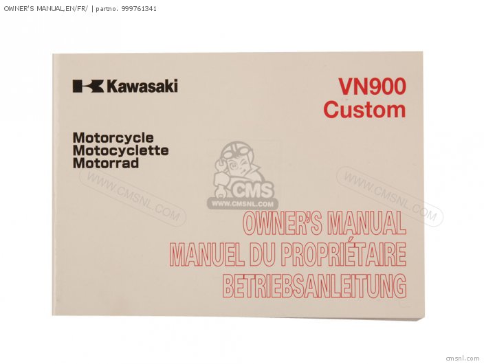 Kawasaki OWNERS MANUAL,EN/FR/ 999761341