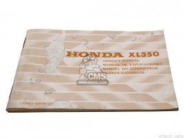 OWNERS MANUAL XL350 OWNERS MANUAL XL350