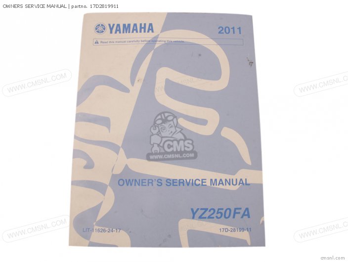 Owners Service Manual photo