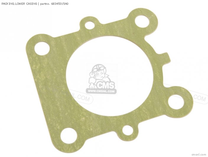 Yamaha PACKING,LOWER CASING (NAS) 68345315A0