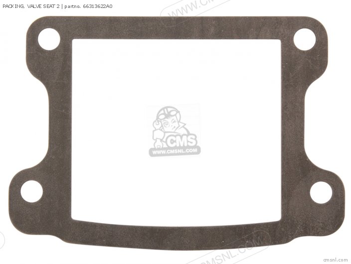 Yamaha PACKING, VALVE SEAT 2 (NAS) 66313622A0