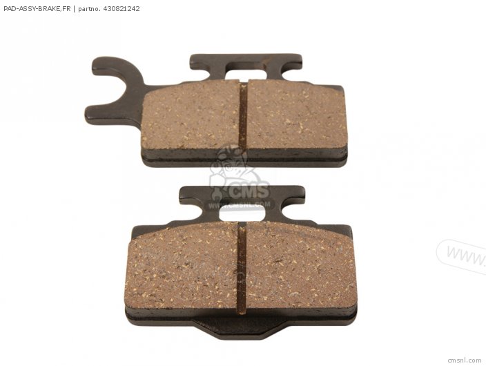 Kawasaki PAD-ASSY-BRAKE,FR (NAS) 430821242 Kawasaki PAD-ASSY-BRAKE,FR (NAS) 430821242