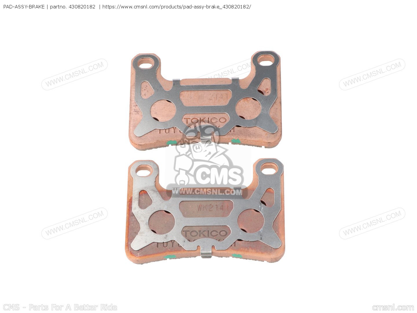 430820182 Padassybrake (nas) Kawasaki buy the 430820182 at CMSNL