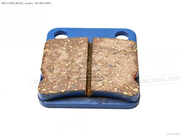 Honda PAD COMP.(JBCR) (MCA) 45105KG2951 Honda PAD COMP.(JBCR) (MCA) 45105KG2951
