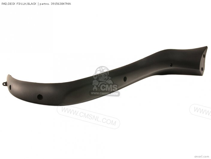 Kawasaki PAD,DECK FIN,LH,BLACK 391563847MA