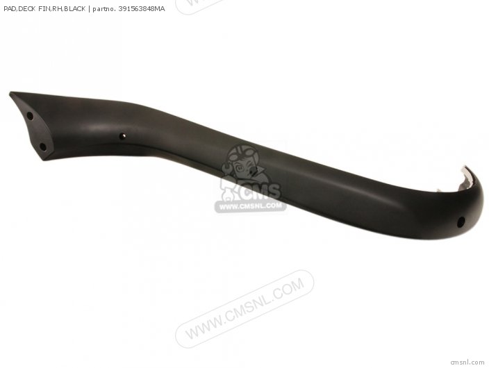 Kawasaki PAD,DECK FIN,RH,BLACK 391563848MA