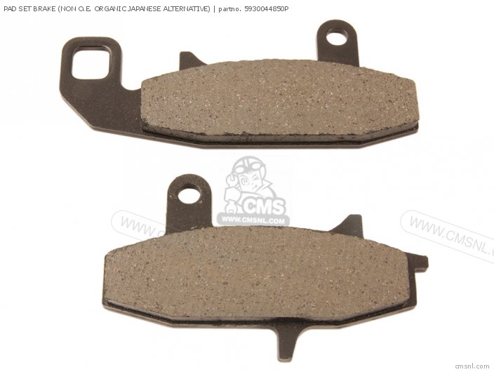 Suzuki PAD SET BRAKE (NON O.E. ORGANIC JAPANESE ALTERNATIVE) (MCA) 5930044850P