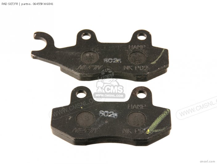 Honda PAD SET,FR (NAS) 06455KW6841 Honda PAD SET,FR (NAS) 06455KW6841
