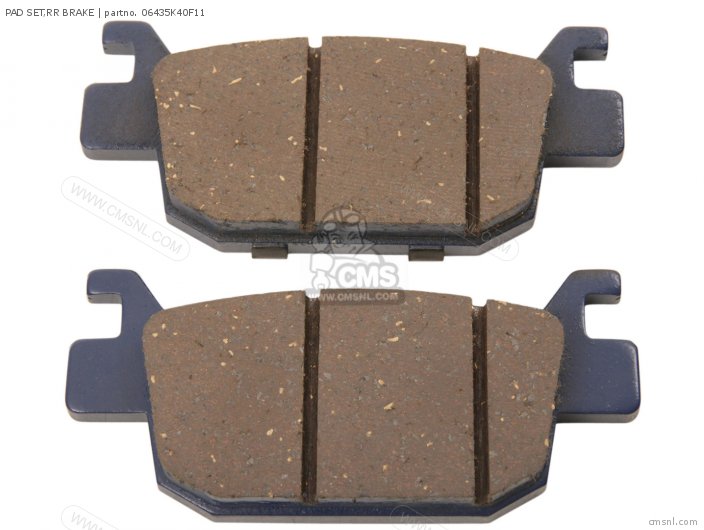 Honda PAD SET,RR BRAKE (NAS) 06435K40F11