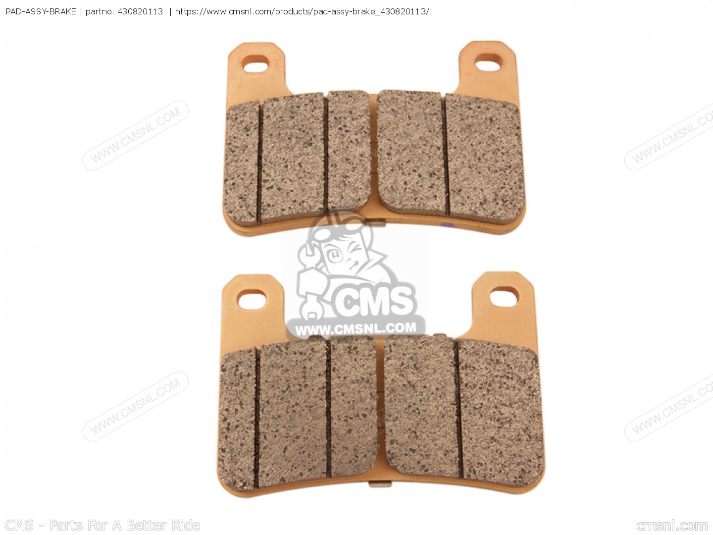 パプリカ Kawasaki OEM Part 43082-0133 Brake Pad Assembly for sale