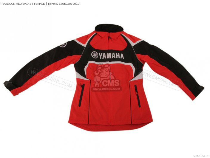 Yamaha PADDOCK RED JACKET FEMALE B09EJ201L0C0