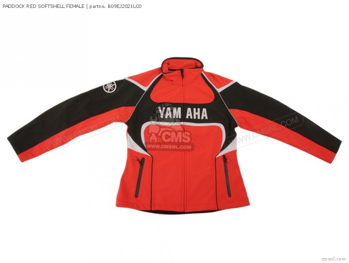 Yamaha PADDOCK RED SOFTSHELL FEMALE B09EJ2021LC0