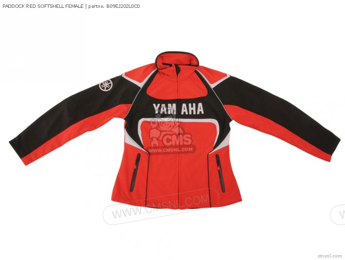 Yamaha PADDOCK RED SOFTSHELL FEMALE B09EJ202L0C0