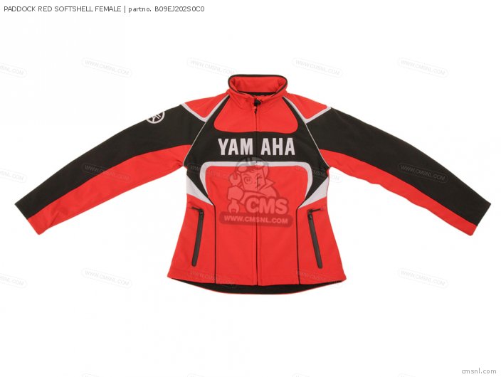 Yamaha PADDOCK RED SOFTSHELL FEMALE B09EJ202S0C0