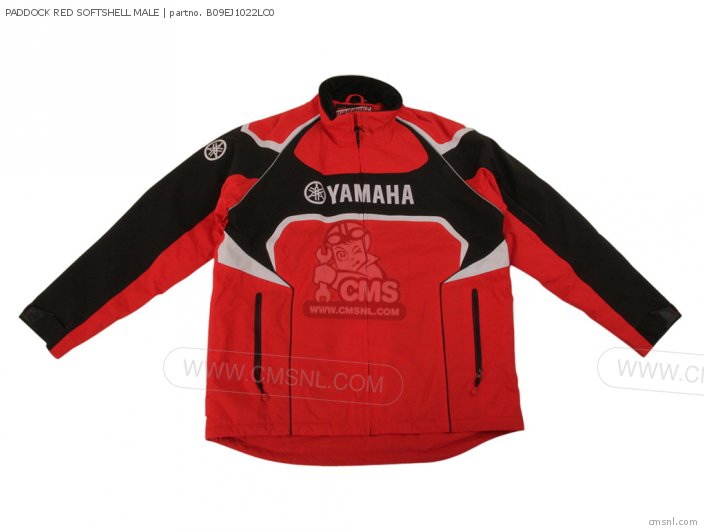 Yamaha PADDOCK RED SOFTSHELL MALE B09EJ1022LC0