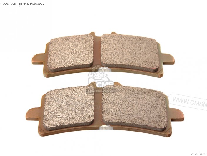 Piaggio Group PADS PAIR PG893931 Piaggio Group PADS PAIR PG893931