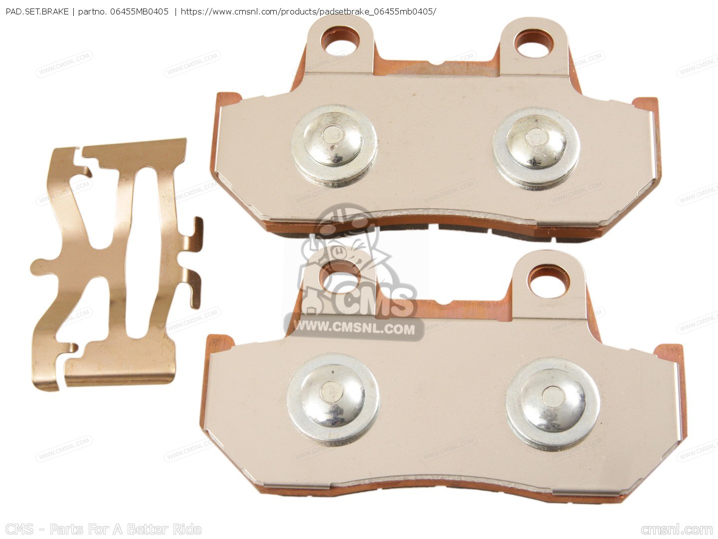 PAD.SET.BRAKE for VF750C MAGNA 1982 (C) USA order at CMSNL