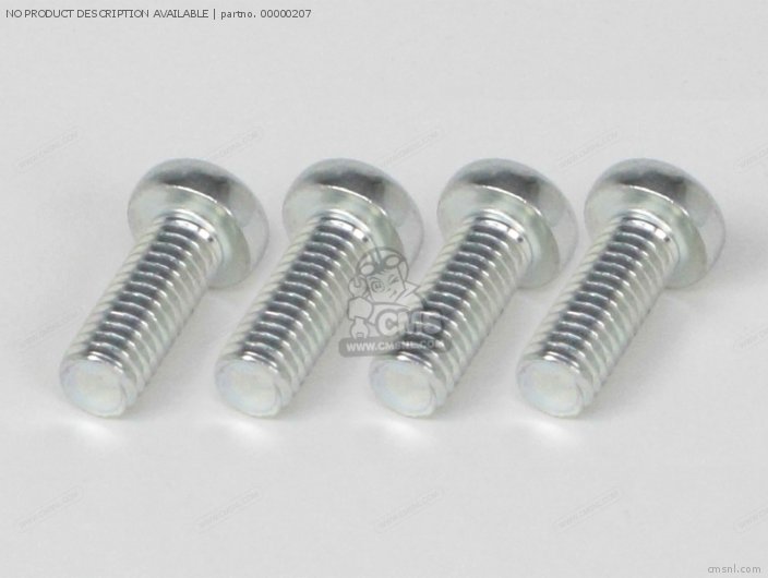 Takegawa PAN SCREW 6 X 16 (4 PIECES) 00000207