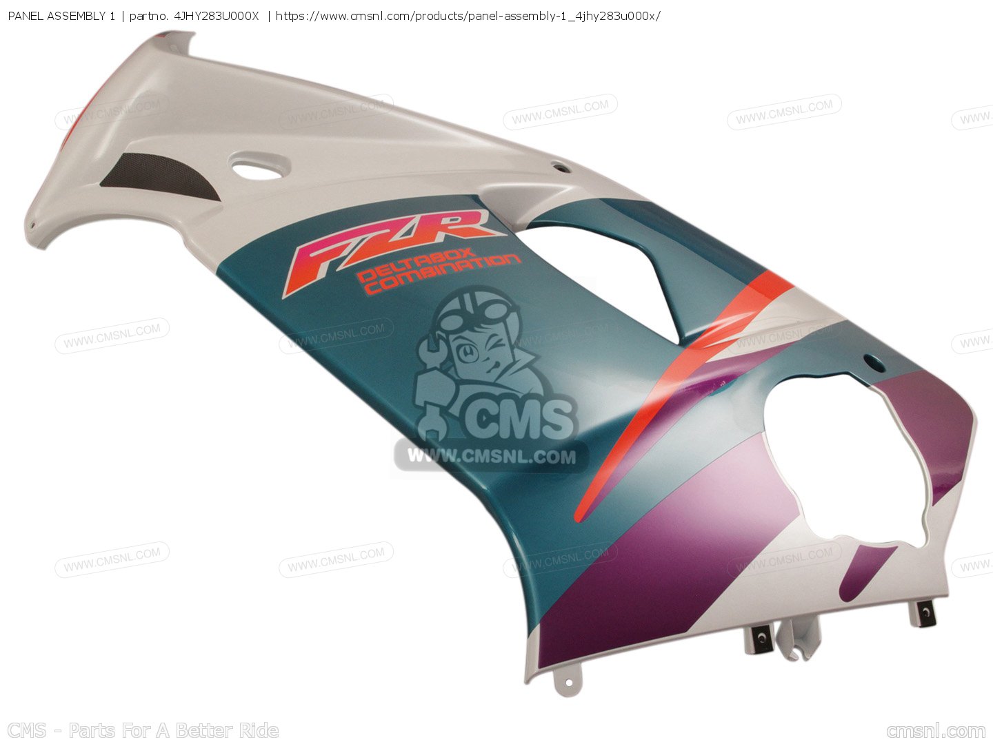 4JHY283U000X: PANEL ASSEMBLY 1 Yamaha - buy the 4JH-Y283U-00-0X at