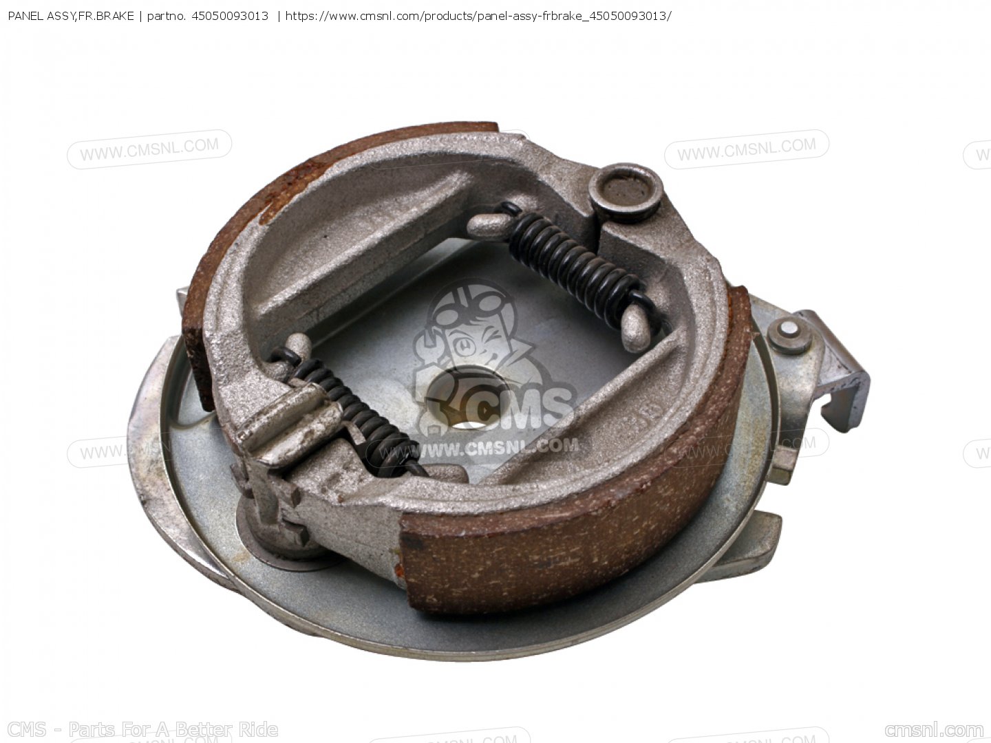 PANEL ASSY,FR.BRAKE for PF50R AMIGO NETHERLANDS BELGIUM FRANCE DENMARK