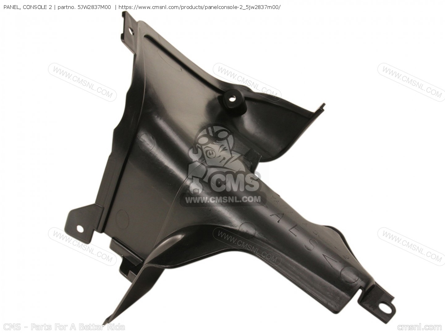 5JW2837M00: PANEL, CONSOLE 2 Yamaha - buy the 5JW-2837M-00-00 at CMSNL