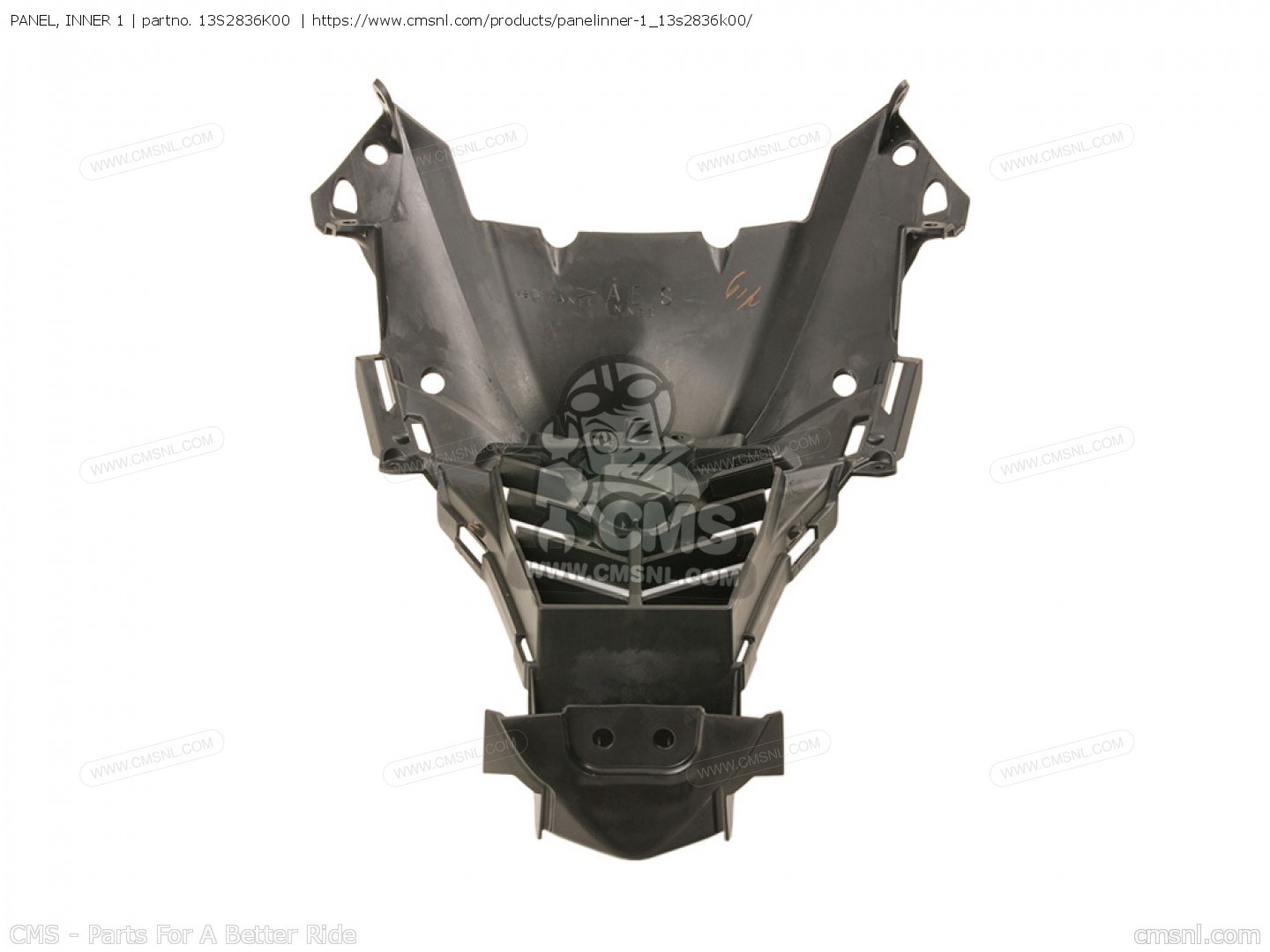 13S2836K00: PANEL, INNER 1 Yamaha - buy the 13S-2836K-00-00 at CMSNL