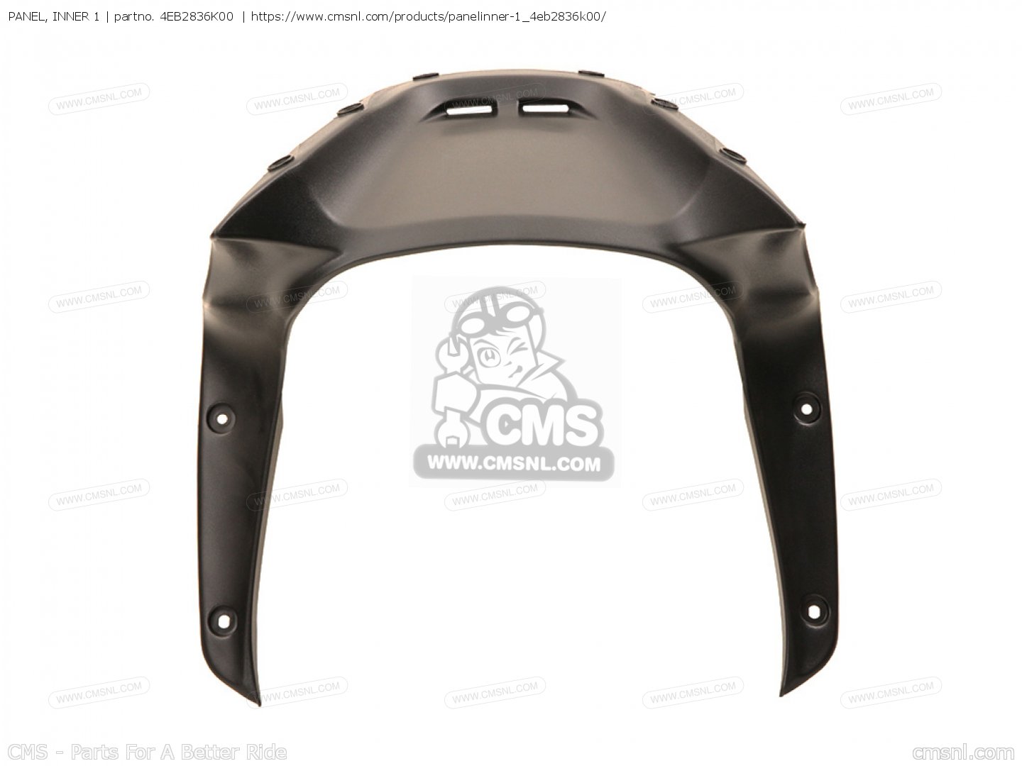 4EB2836K00: PANEL, INNER 1 Yamaha - buy the 4EB-2836K-00-00 at CMSNL