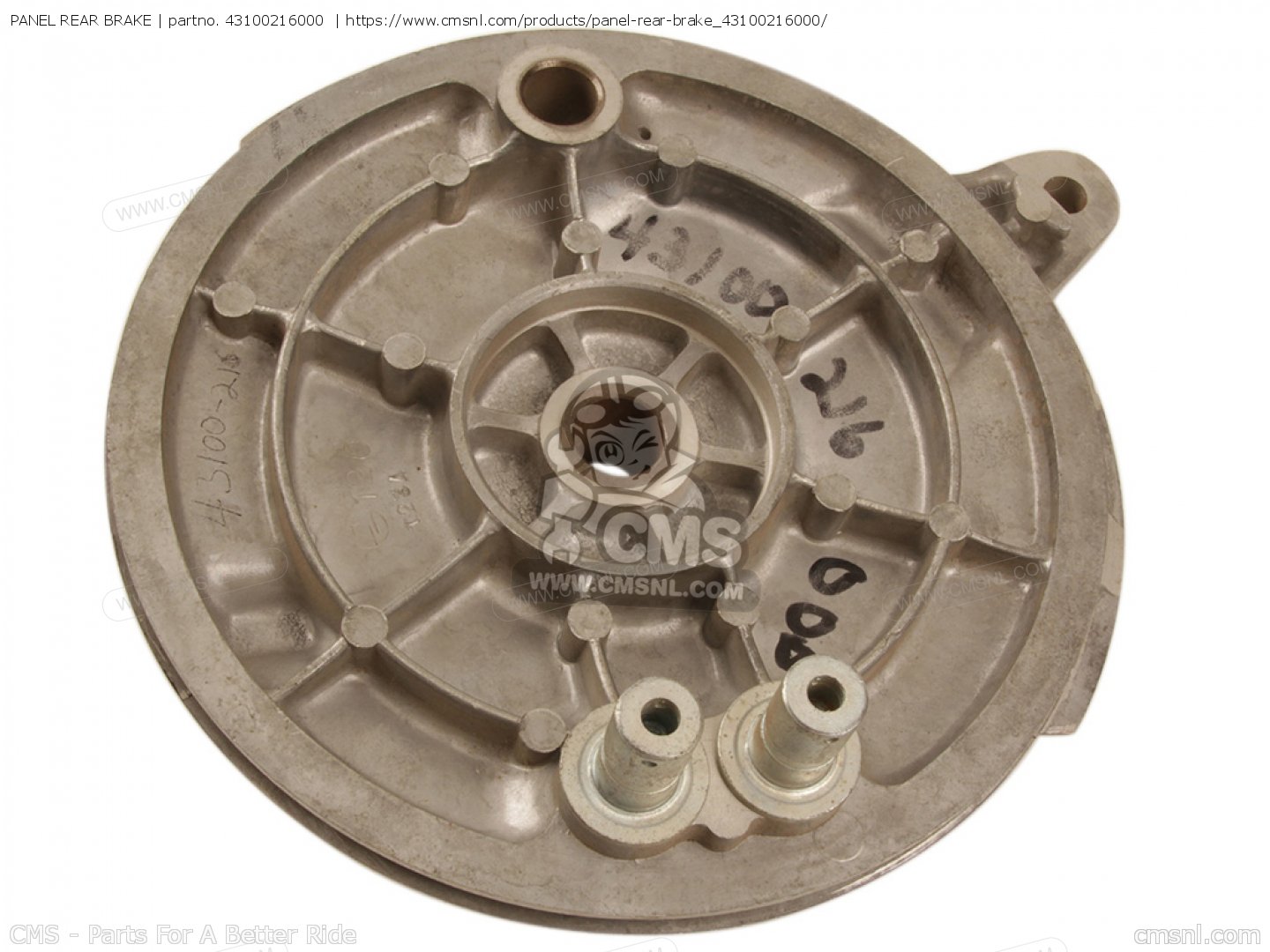 43100216000 Panel Rear Brake Honda buy the 43100216000 at CMSNL