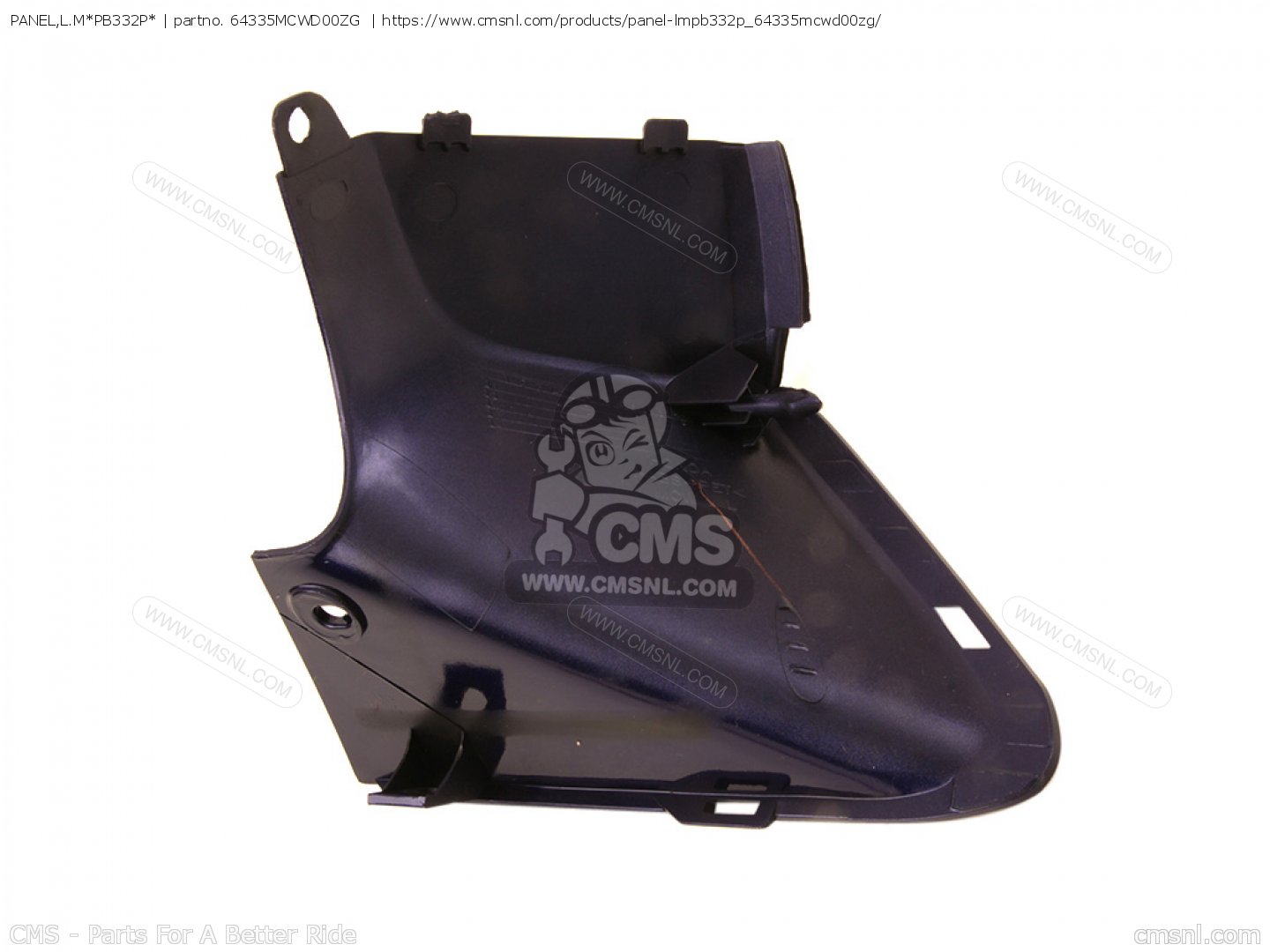 64335MCWD00ZG: PANEL,L.M*PB332P* Honda - buy the 64335-MCW-D00ZG