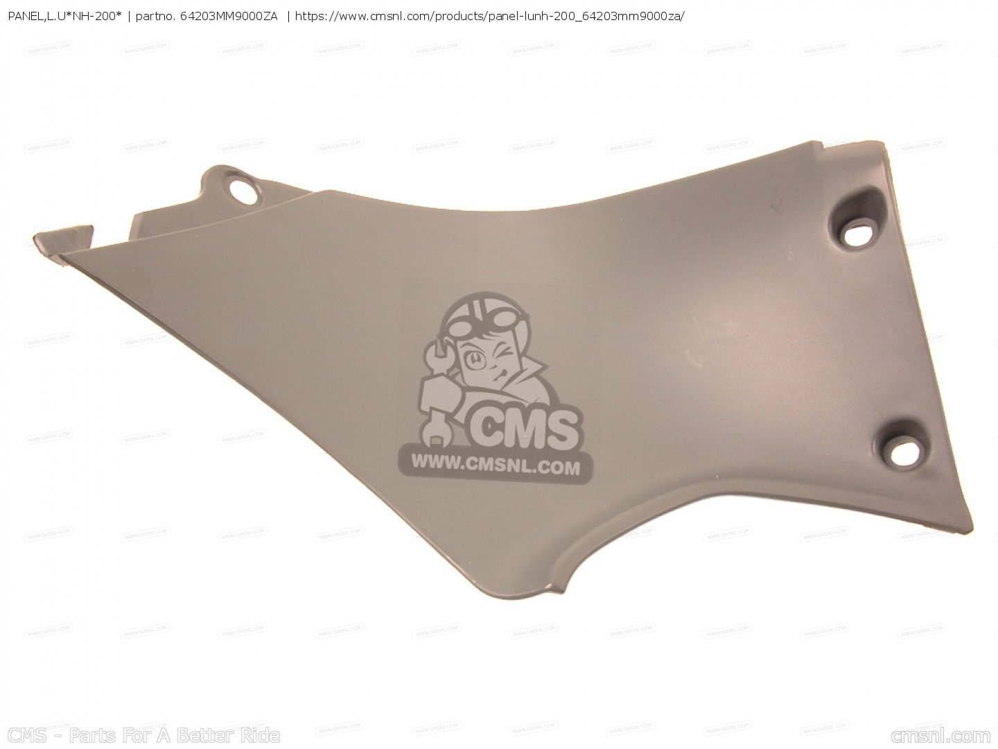 64203MM9000ZA: PANEL,L.U*NH-200* Honda - buy the 64203-MM9-000ZA