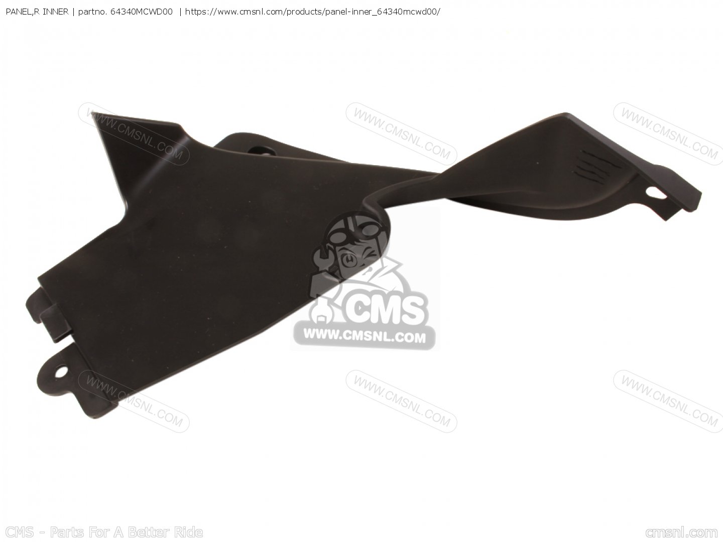 64340MCWD00: PANEL,R INNER Honda - buy the 64340-MCW-D00 at CMSNL