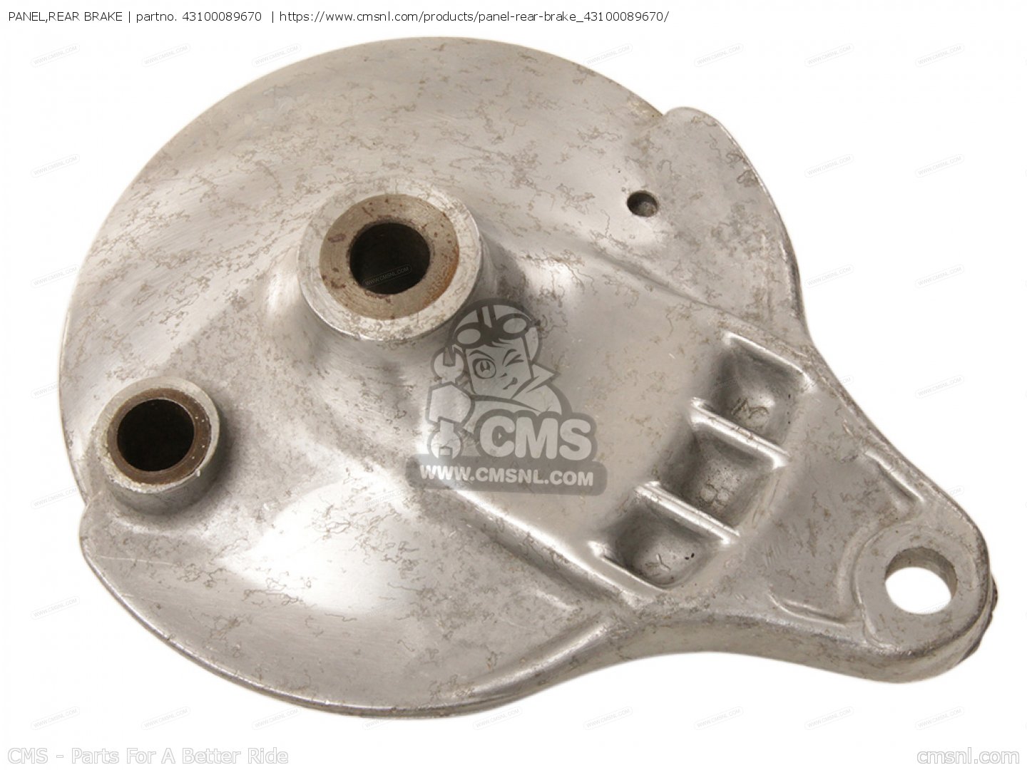PANEL,REAR BRAKE for SS50Z K3 NETHERLANDS order at CMSNL