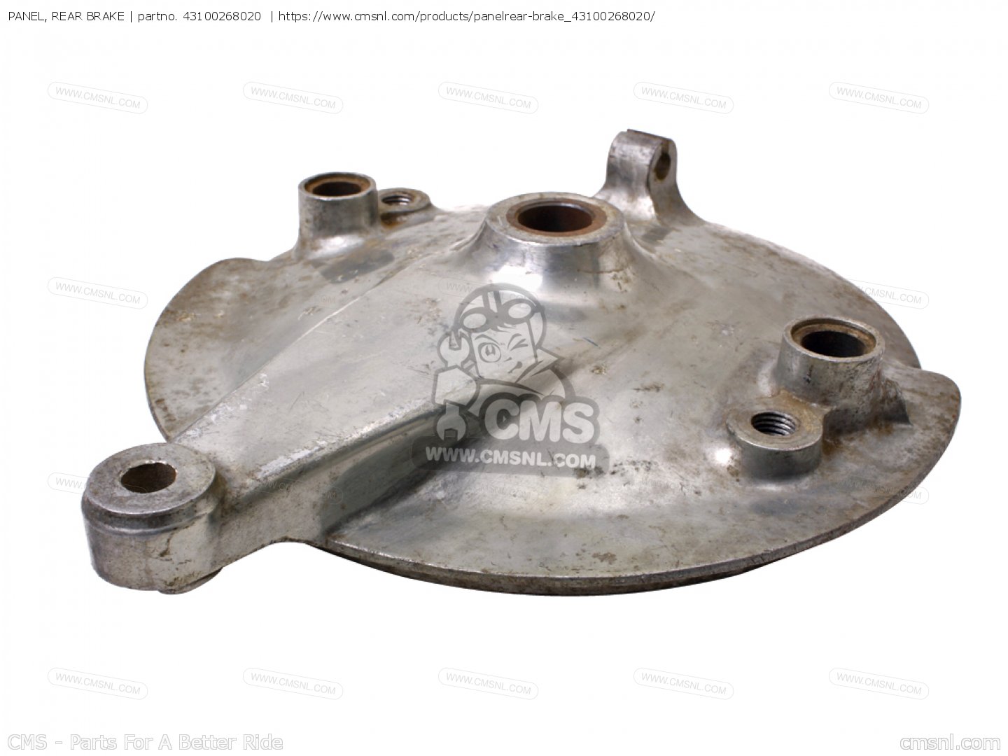 43100268020 Panel, Rear Brake Honda buy the 43100268020 at CMSNL