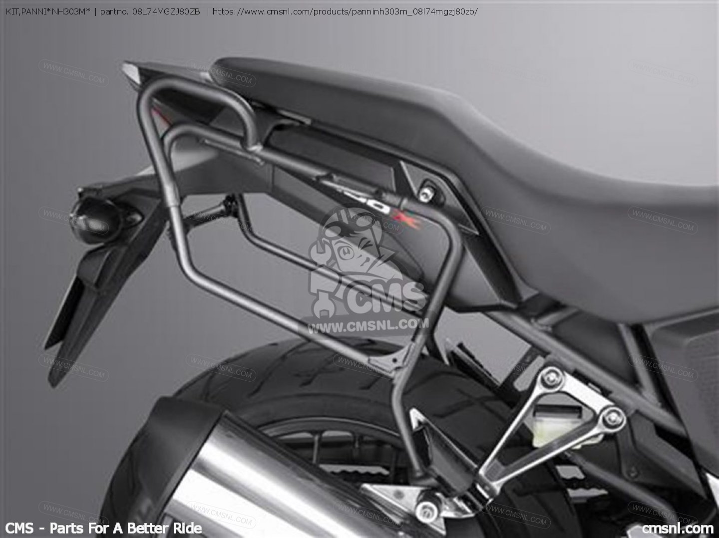 08L74MGZJ80ZB Pannier Mounting Kit Honda buy the 08L74MGZJ80ZB at