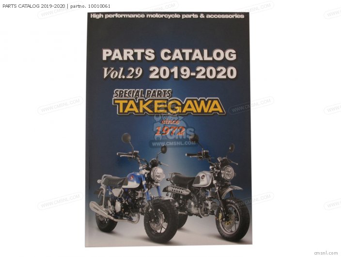 Takegawa PARTS CATALOG 2019-2020 10010061