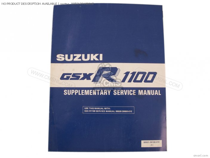 Suzuki PARTS MANUAL 995013910001E