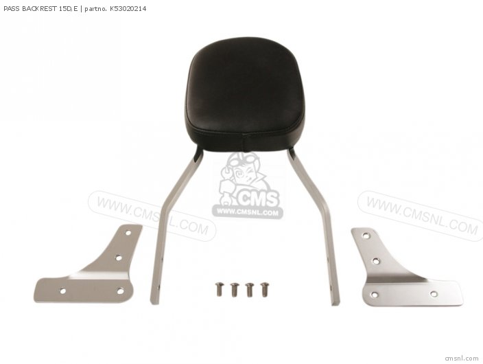 Kawasaki PASS BACKREST 15D,E K53020214