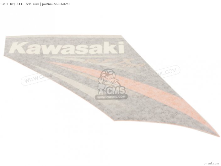 Kawasaki PATTERN,FUEL TANK COV 560660241