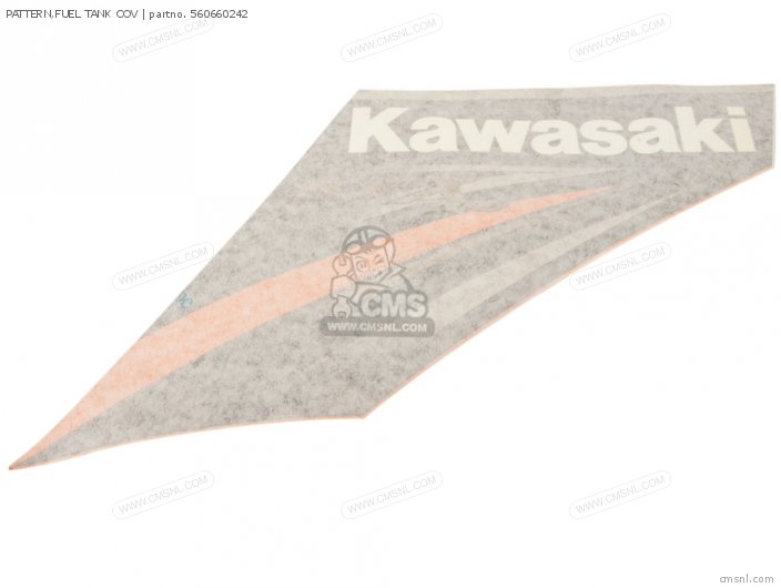Kawasaki PATTERN,FUEL TANK COV 560660242