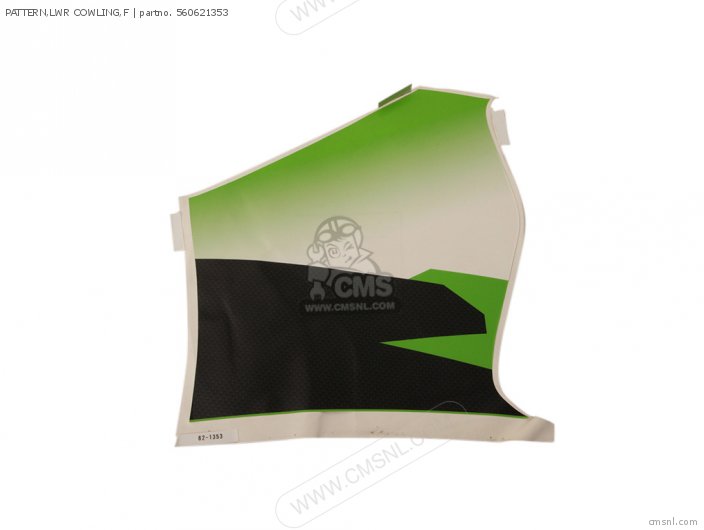 Kawasaki PATTERN,LWR COWLING,F 560621353 Kawasaki PATTERN,LWR COWLING,F 560621353
