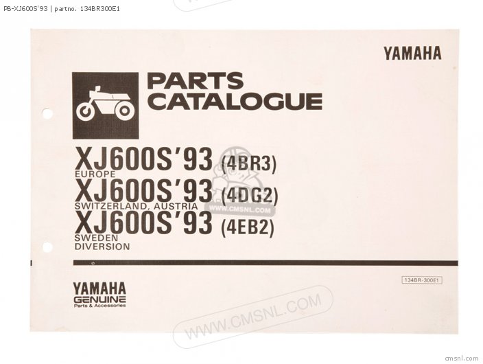 Yamaha PB-XJ600S'93 134BR300E1