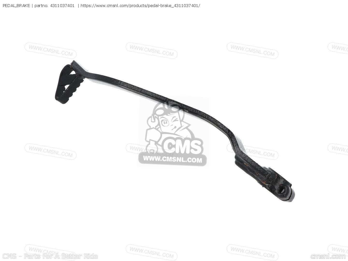 4311037401: PEDAL,BRAKE Suzuki - buy the 43110-37401 at CMSNL