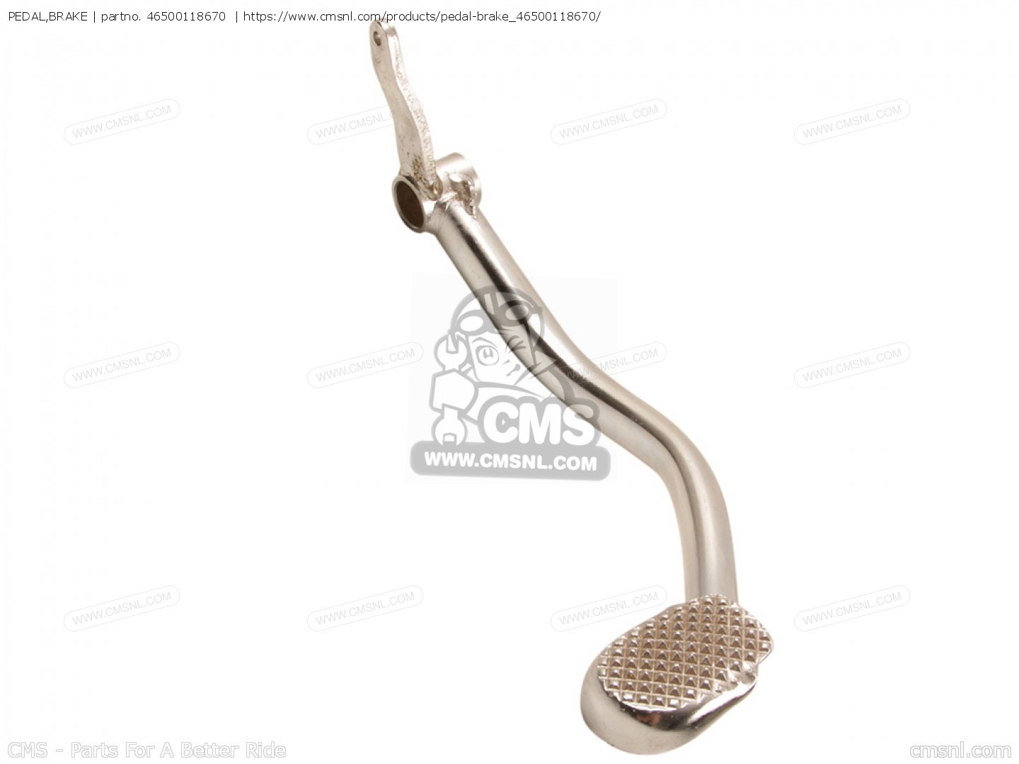46500118670 Pedal,brake Honda buy the 46500118670 at CMSNL