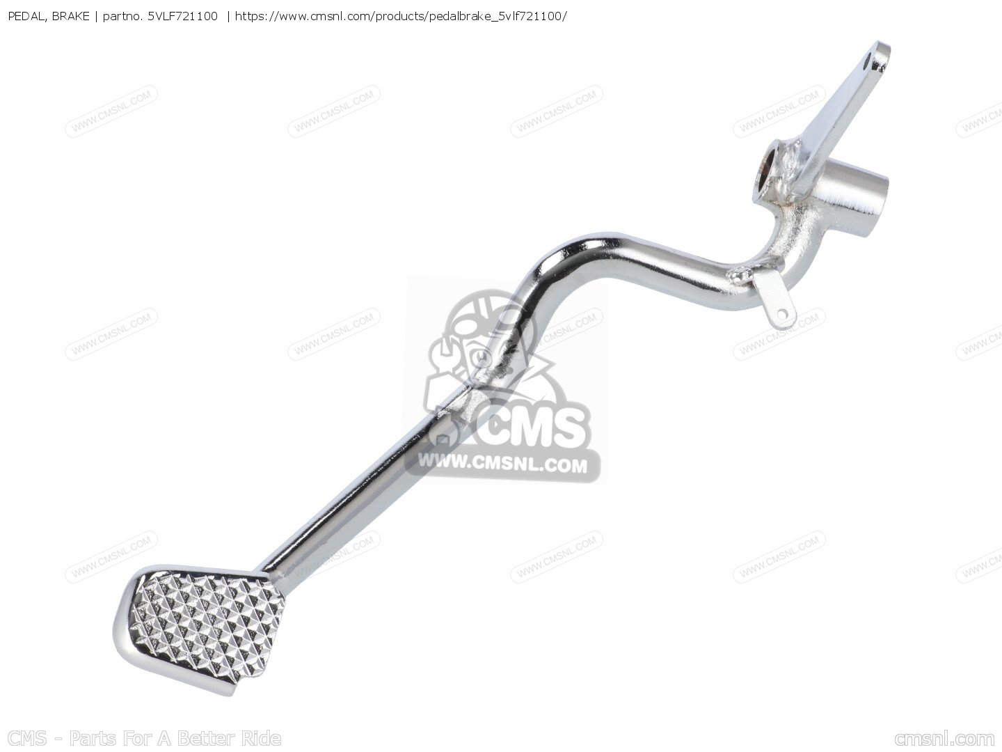 5VLF721100 Pedal, Brake Yamaha buy the 5VLF72110000 at CMSNL