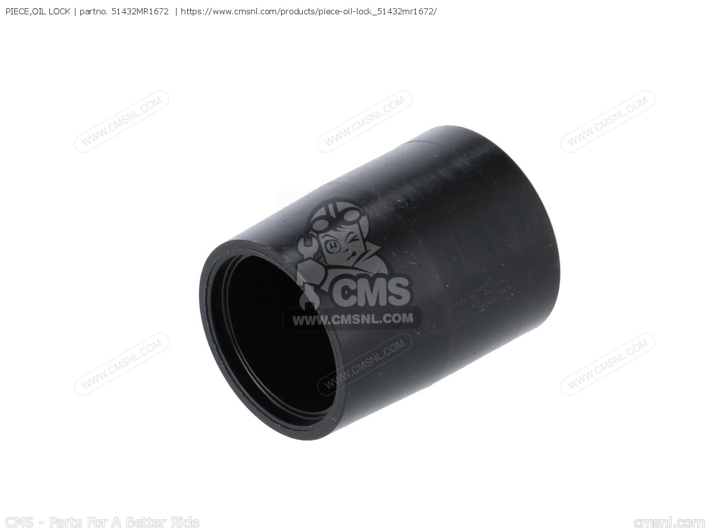 51432MR1672: PIECE,OIL LOCK Honda - buy the 51432-MR1-672 at CMSNL