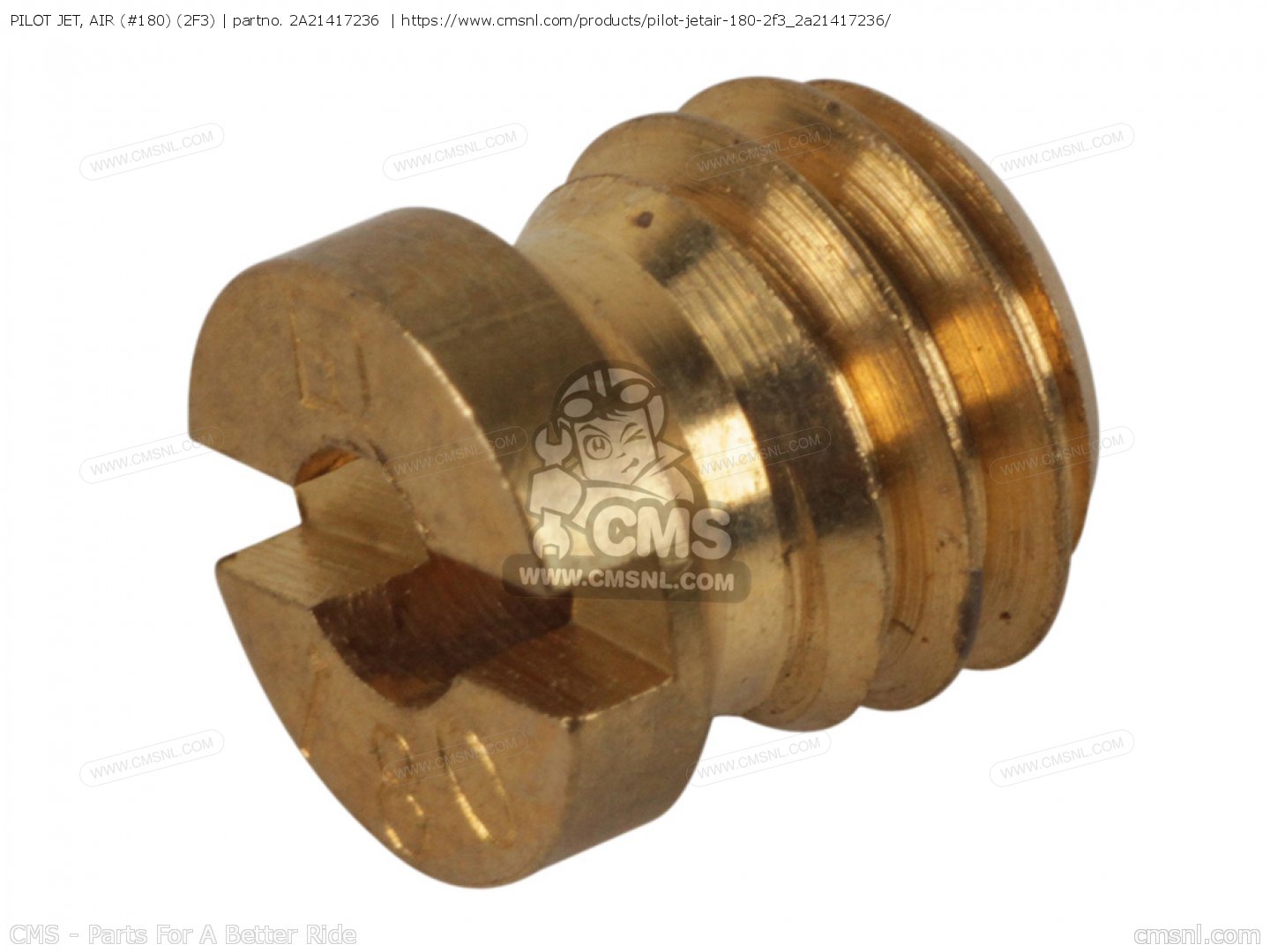 2A21417236: PILOT JET, AIR (#180) (2F3) Yamaha - buy the 2A2-14172-36 ...