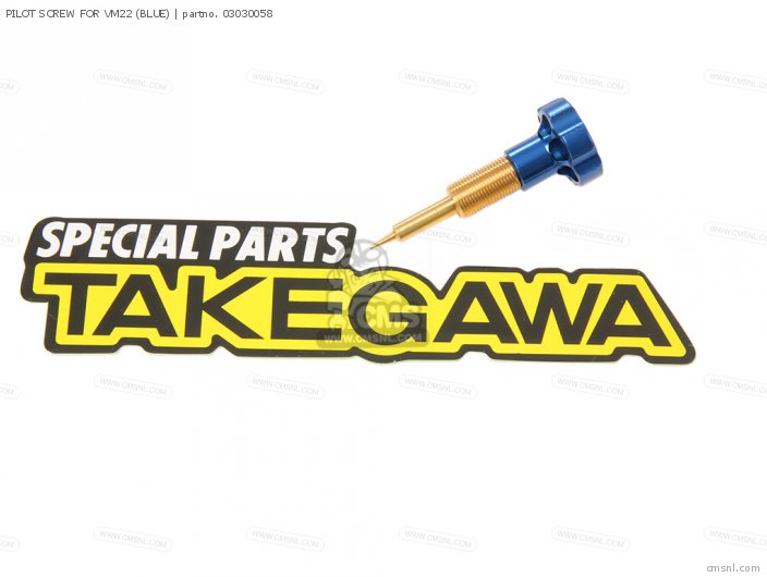 Takegawa PILOT SCREW FOR VM22 (BLUE) 03030058