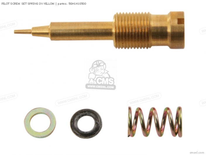 Yamaha PILOT SCREW SET SPRING IN YELLOW 5GH1410500